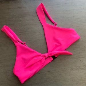 Blackbough Swim, Izzy Top, Small, Hot Pink